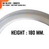 Ford Ranger PX3 18G Silver Fender Flares (2018-2021)
