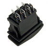 7 Pin Marine Boat Rocker Toggle Switch ON-OFF-ON LED Light 12V 24V