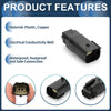 Ford Buick Black 8 Pin Headlight Waterproof Connector Plug 1 x