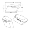 Harley Touring Street Glide Saddlebags Latches (1993-2013)