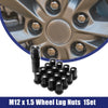 Honda, Chevy, Nissan M12x1.5 Car Wheel Hub Lug Nuts 2 x