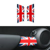 Mini Cooper R55 R56 R57 R58 Pair Union Jack Interior Door Handle Knob Cover