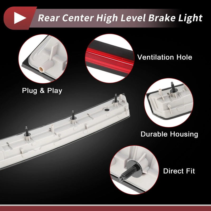 Chevy Tahoe Suburban High Mounted LED Third Brake Light Lamp