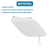 Mercedes-Benz E400 (2014-2016) White Front Right Bumper Tow Hook Cover
