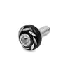 Motorcycle 8Pcs 6mm Threaded Motorcycle Plate Frame Screw Bolt Cap Fastener