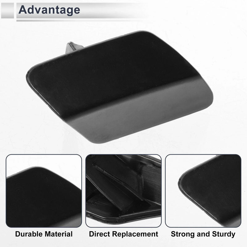 BMW 320i Unpainted Right Front Bumper Headlight Washer Nozzle Cover Cap