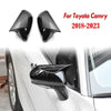 Toyota Camry Gloss Black Rear Mirror Cover Cap Trim Horn (2018–2023)
