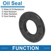 Make Model Oil Seal / 25x52x5mm / Seal Ring Rotary Shaft Seal 5 Pcs