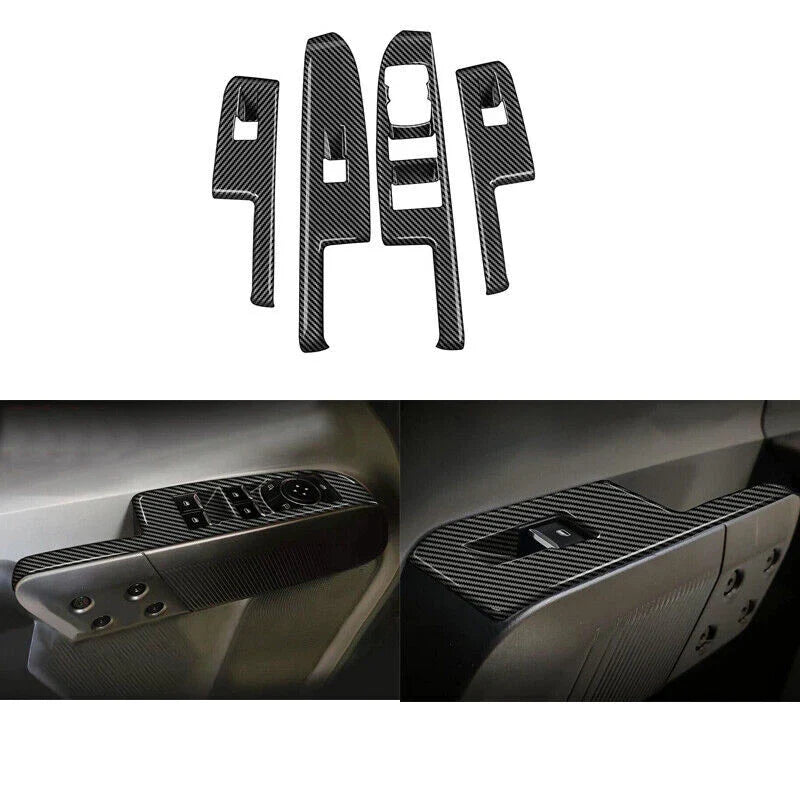 Ford Maverick ABS Window Lift Panel Trim Cover 4 Pcs (2022–2023)