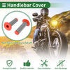 Motorcycle Hand Grips / 7/8 22mm / Handlebar Rubber Red