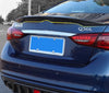 14-24 Infiniti Q50 Sedan Carbon Fiber Look Rear Trunk Spoiler