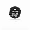 Lexus ES IS LX 1pc Black Carbon Fiber Engine Start Stop Button Cover (2013-2023)