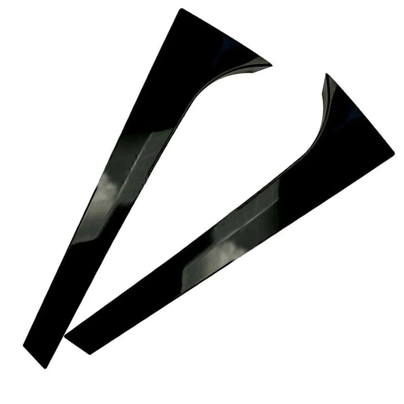 Skoda Kodiaq Black Rear Window Spoiler Side Trim Covers (2016-2020)
