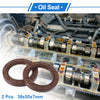 Make Model Oil Seal 2 x Seal Ring Rotary Shaft Seal FKM 38x55x7mm Brown