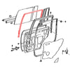 Toyota Land Cruiser FZJ80 HDJ81 HZJ80 HZJ81 1990-1997 Rear Door Glass Run Channel