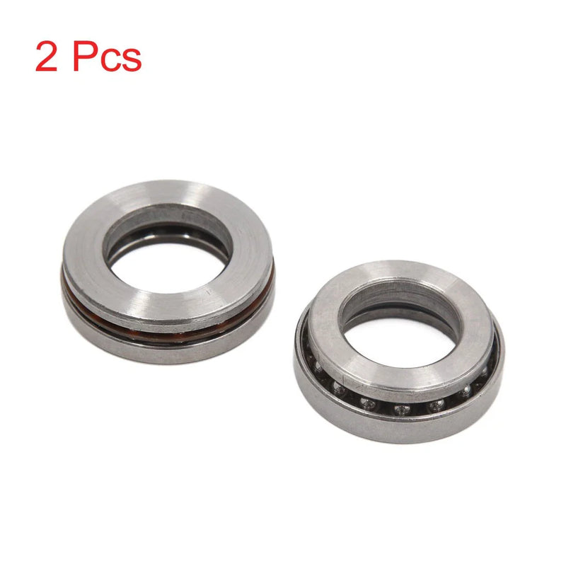 GN-125 2 x Silver Tone Motorcycle Steering Stem Thrust Ball Roller Bearing