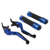 Speed Triple 1050 Blue Extendable Brake Clutch Levers & Handlebar Grips