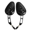 Harley Sportster Softail Electra Road Glide 8mm Black Rear-View Mirrors