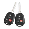Toyota Highlander, Sequoia, RAV4, Corolla 10pc Keychain Remote Control