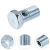 Make Model 2 x M16x1.5 38mm Motorcycle Hollow Screws with Washers Metric Thread