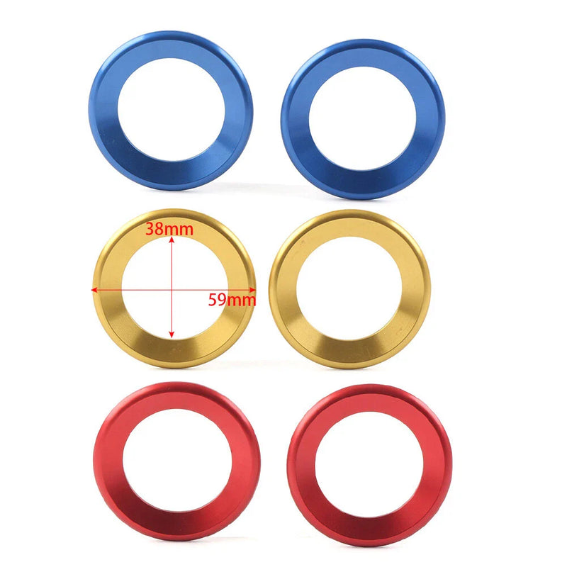 Honda Civic 2016-2021 Gold  Pieces A-Pillar Horn Ring Cover