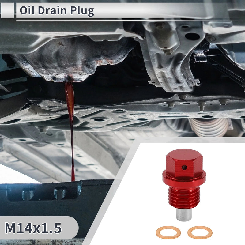 Car Motorcycle Boat 1 x M14x1.5 Engine Oil Drain Plug with Gasket
