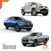 Mitsubishi Triton L200 Matte Black Keyless Door Handle Cover Trim (2015-2023)