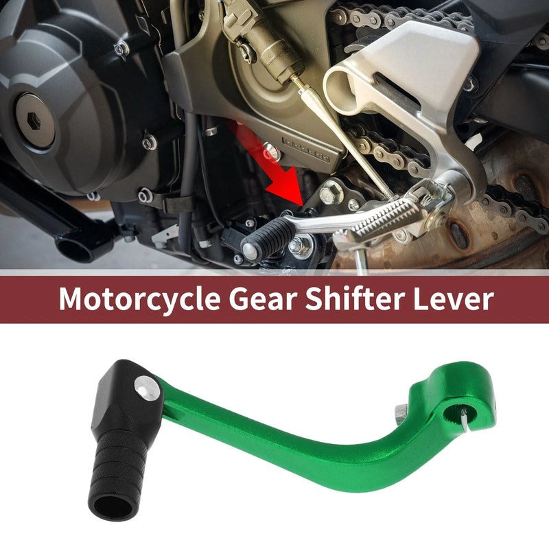 Honda CRF110F (2013-2018) - Green & Black Folding Shifter Lever