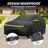 Mercedes-Benz GLC 2015-2023 with Zipper Waterproof 210D-PU Car Cover