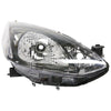 Mazda 2 LH+RH  Black Headlights (2007 - 2014)