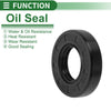 Oil Seal Rotary Shaft Seal NBR Rubber 30x58x12mm Black