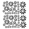 Car Hood Trunk Waist Line Graphics Floral Sticker Decals