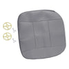 Universal Fit Gray PU Leather Driver Seat Cover Cushion