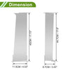 GMC Canyon (2015-2024) Silver Tone 4 x Pillar Window Trim