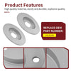 Polaris RZR Pro S Turbo R 4 XPEDITION XP 2Pcs Rear Brake Rotor (2020–2024)