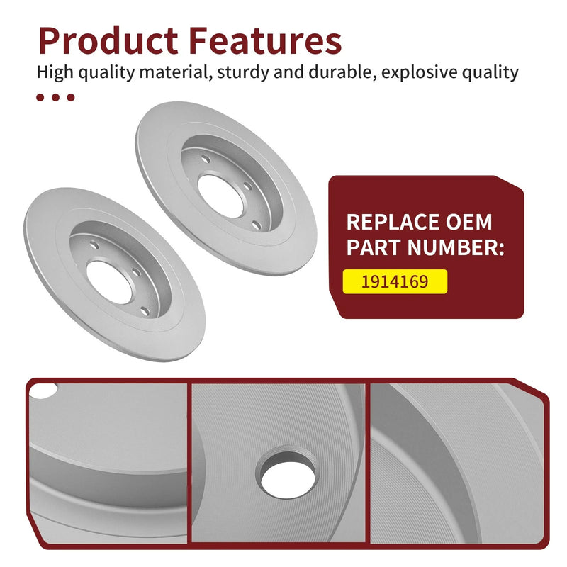 Polaris RZR Pro S Turbo R 4 XPEDITION XP 2Pcs Rear Brake Rotor (2020–2024)