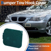 BMW 528i 535i Dark Green OEM Front Tow Hook Cover