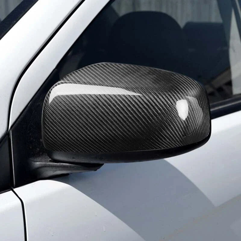 Mitsubishi Lancer EVO X 2008-2015 Real Carbon Fiber Add-on Side Mirror Cover