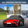 Toyota Supra Driver Door Zipper Waterproof Aluminum Film Car Cover