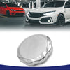 Silver Tone Metal Cycle Scooter Gas Cap 1 x