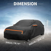 Jeep SUV with Windproof Straps Waterproof Car Cover (Fits Most Models)