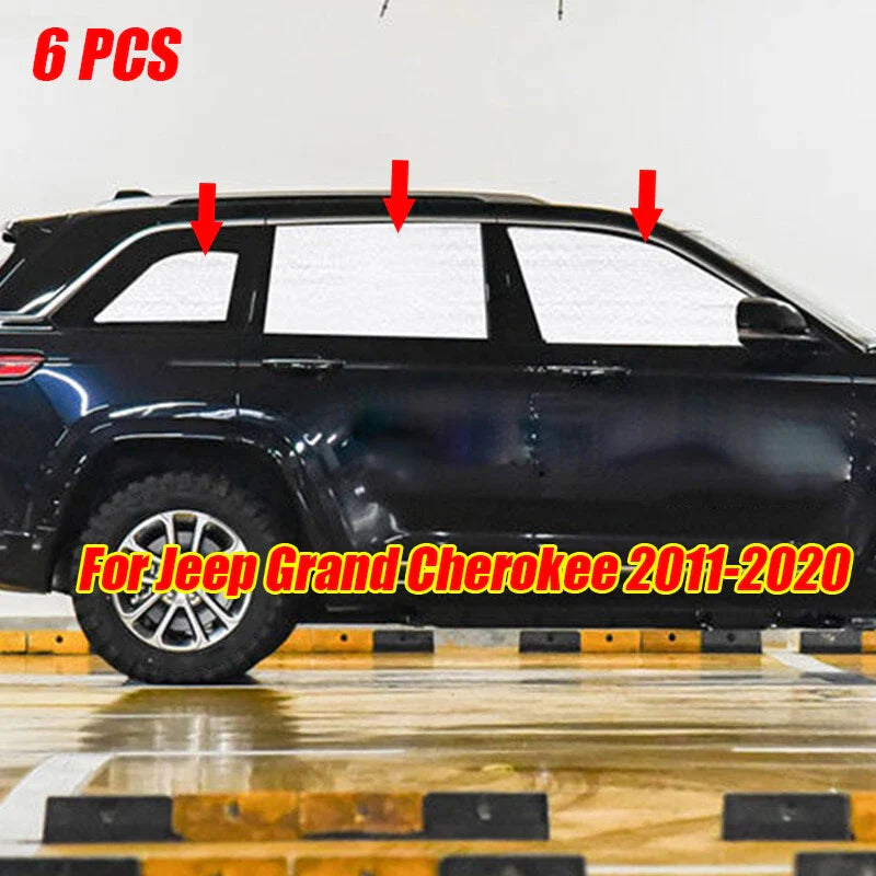 Jeep Grand Cherokee Side Window Privacy Sunshade Cover / 6pcs (2011–2020)