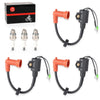 Yamaha 9.9–50 HP 3 Ignition Coils w/ Spark Plug