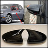 VW Golf Mk6 (2010-2014) Gloss Black 2 Piece Side View Mirror Covers