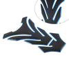 Blue Motorcycle Fuel Tank Pad Cover Guard Protector Decal Grip
