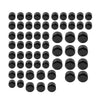 Harley Twin Cam Road Glide Engine Bolt Caps Cover Kit  Black (1999-2006)