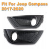 2017-2020 Jeep Compass Front Bumper Fog Light Covers (2017-2020)