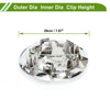 Toyota Tundra (2014-2021) Silver Plastic 1 Pc Wheel Center Cap