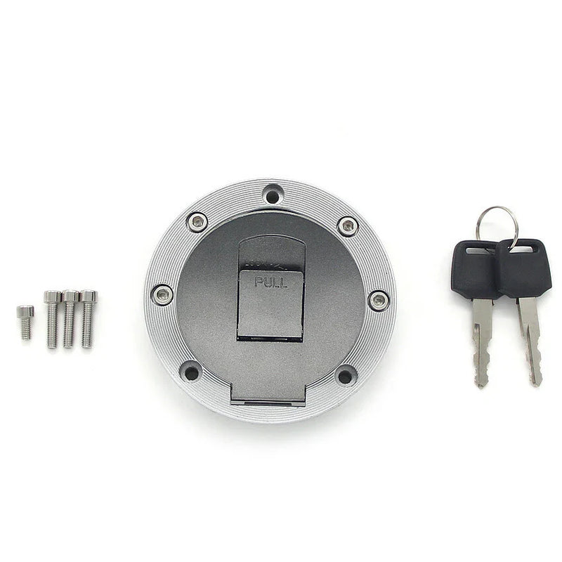 Yamaha YZF-R6, TDM850, TDR125, YZF-R1, FZR600R Fuel Gas Tank Cap Cover Keys