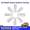Toyota Land Cruiser HJ47 RP RV SUV D06 Fan Blade Engine Radiator Cooling Fit